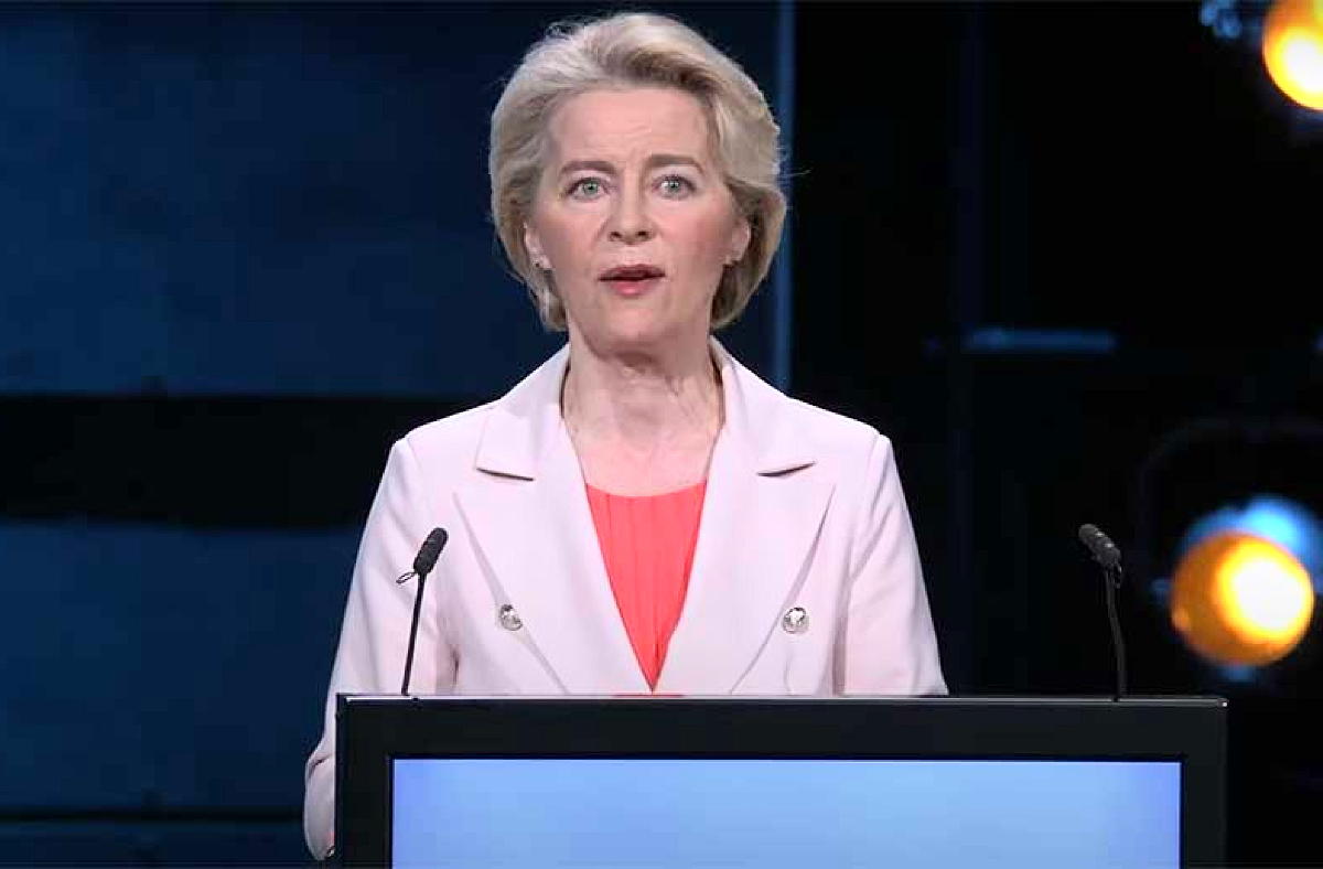 Featured image for “Ursula von der Leyen: Takmörkum málfrelsið með „lýðræðisskildi“”